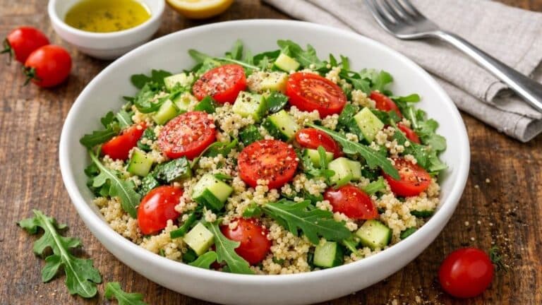 kinoalı sebzeli salata tarifi