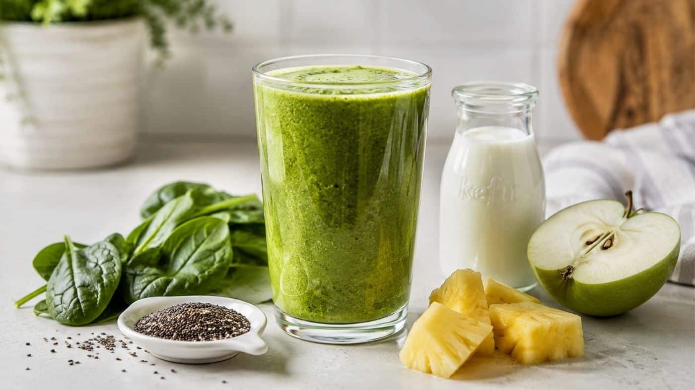 yeşil smoothie tarifi